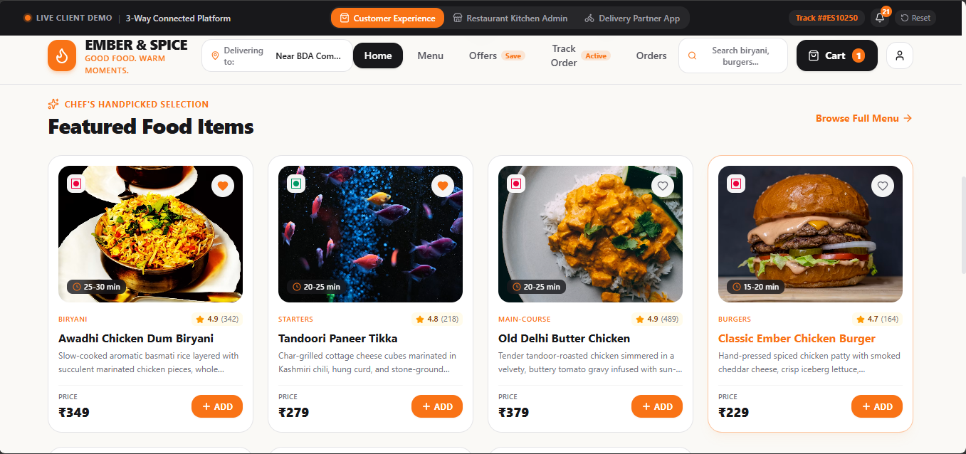 🍽️ Restaurant E-commerce preview 2