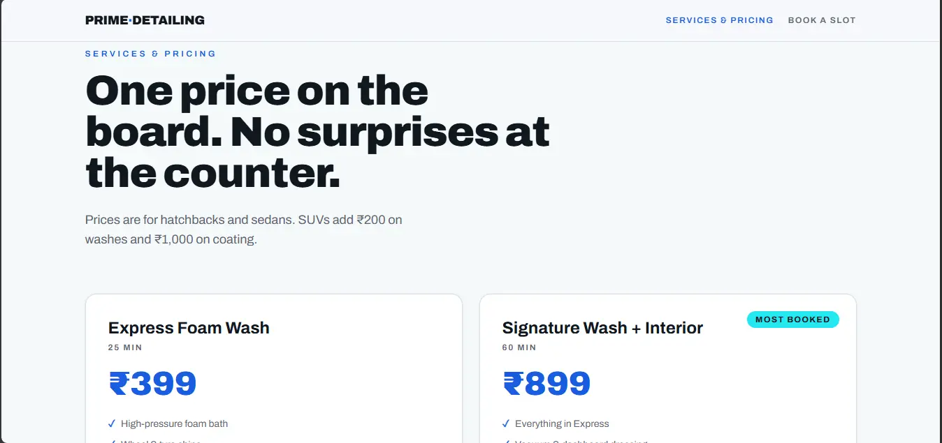 🚗 Car Wash & Detailing preview 2
