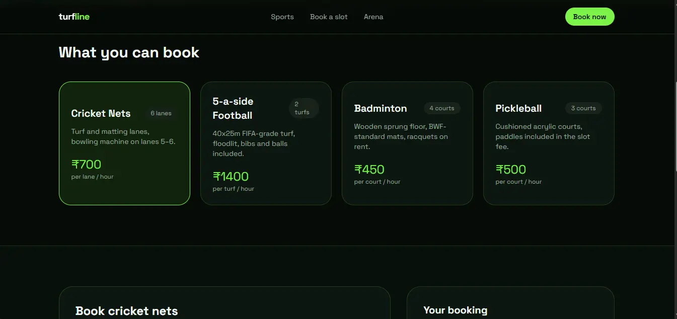 ⚽ Sports Turf & Courts Booking preview 2