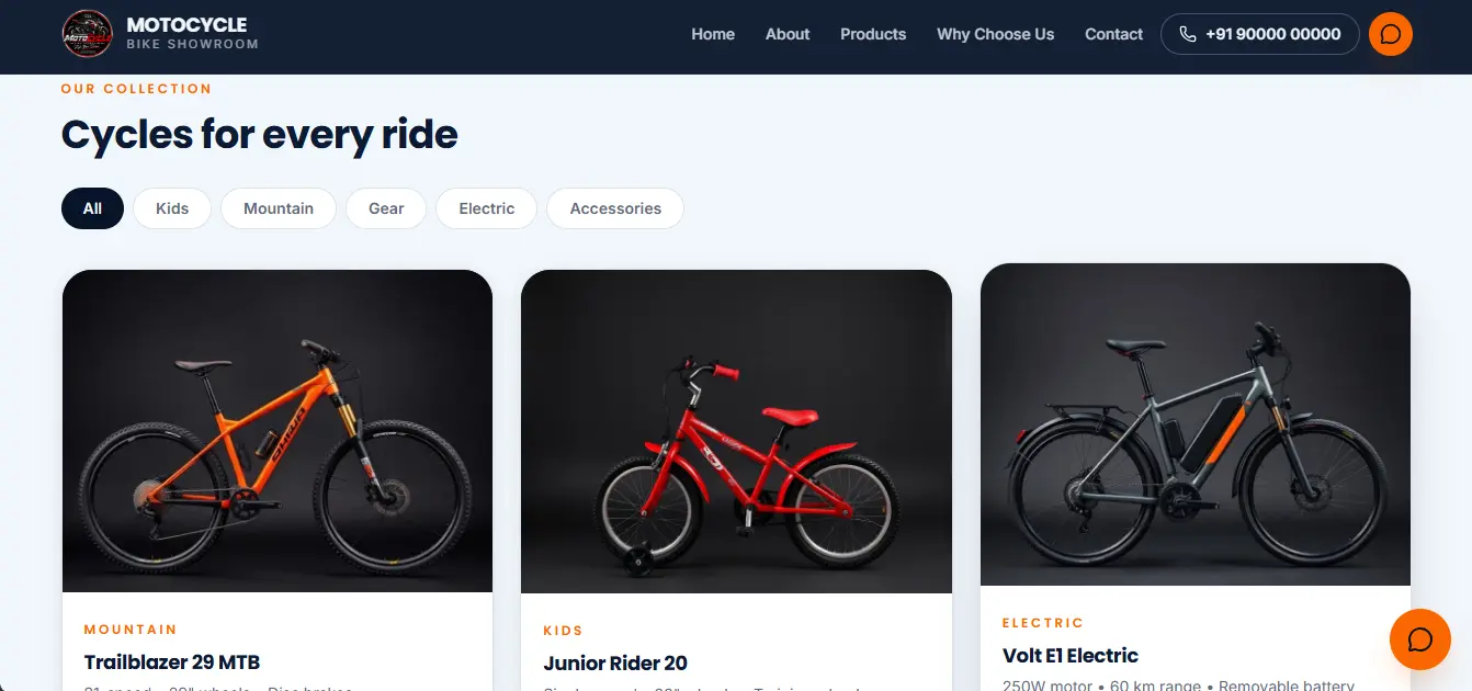 🚲 Bike Showroom preview 3