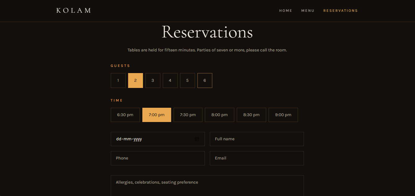 🍽️ Fine Dining Restaurant preview 3