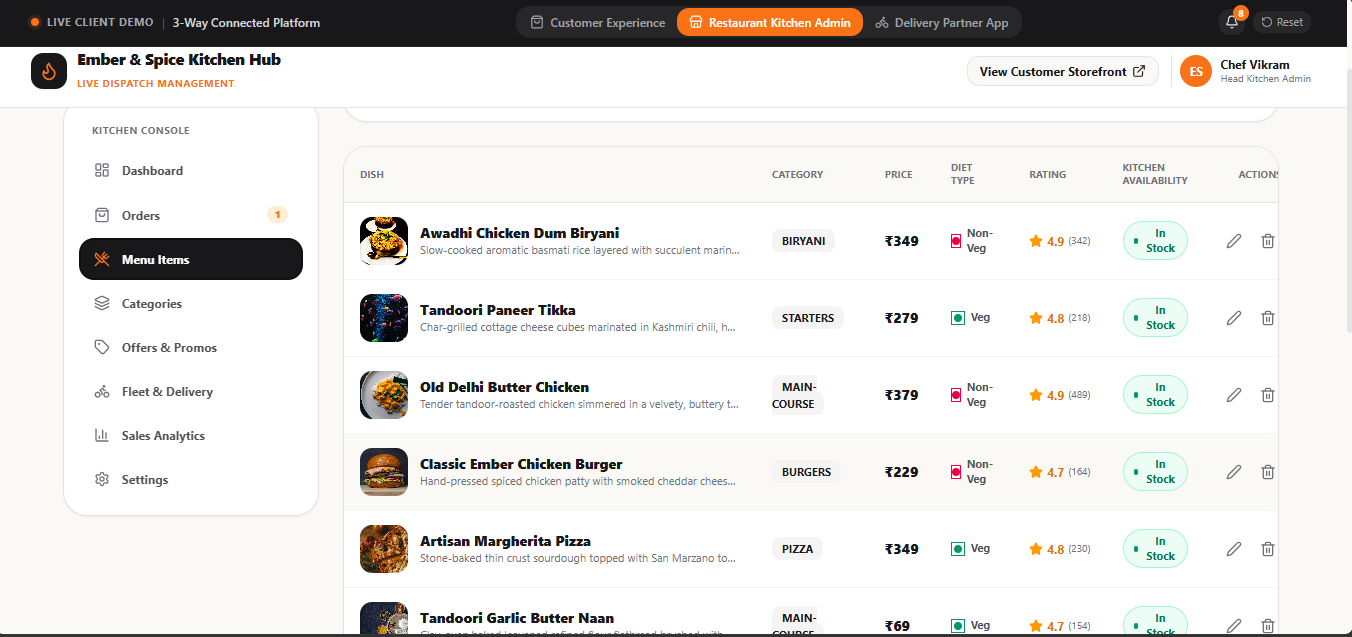 🍽️ Restaurant E-commerce preview 3