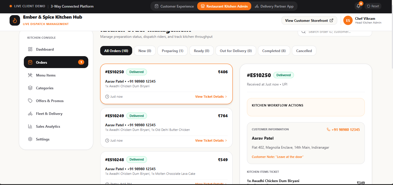 🍽️ Restaurant E-commerce preview 5